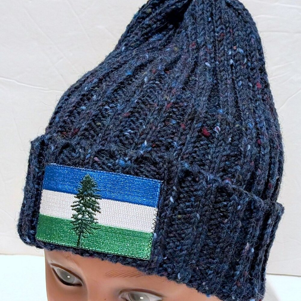 RARE NWOT Tanner Goods Cascadia Flag Northwest 100% Wool Cap Beanie HAT